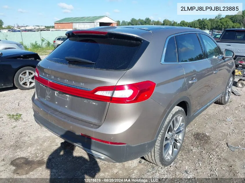 2LMPJ8LP9JBL23885 2018 Lincoln Mkx Reserve