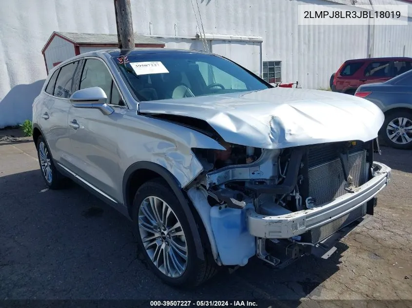 2LMPJ8LR3JBL18019 2018 Lincoln Mkx Reserve