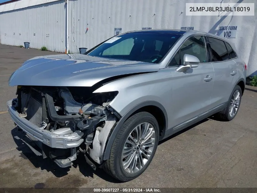 2LMPJ8LR3JBL18019 2018 Lincoln Mkx Reserve