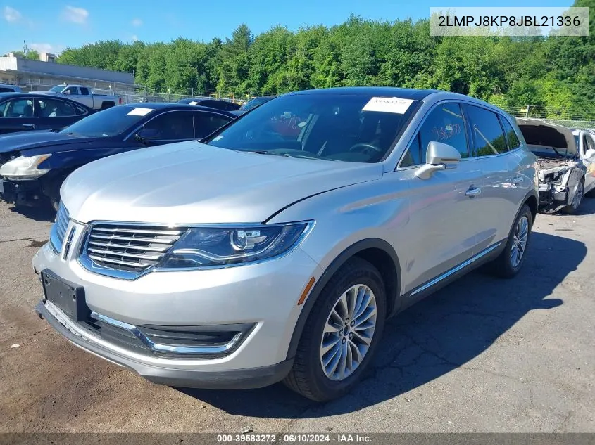 2018 Lincoln Mkx Select VIN: 2LMPJ8KP8JBL21336 Lot: 39583272