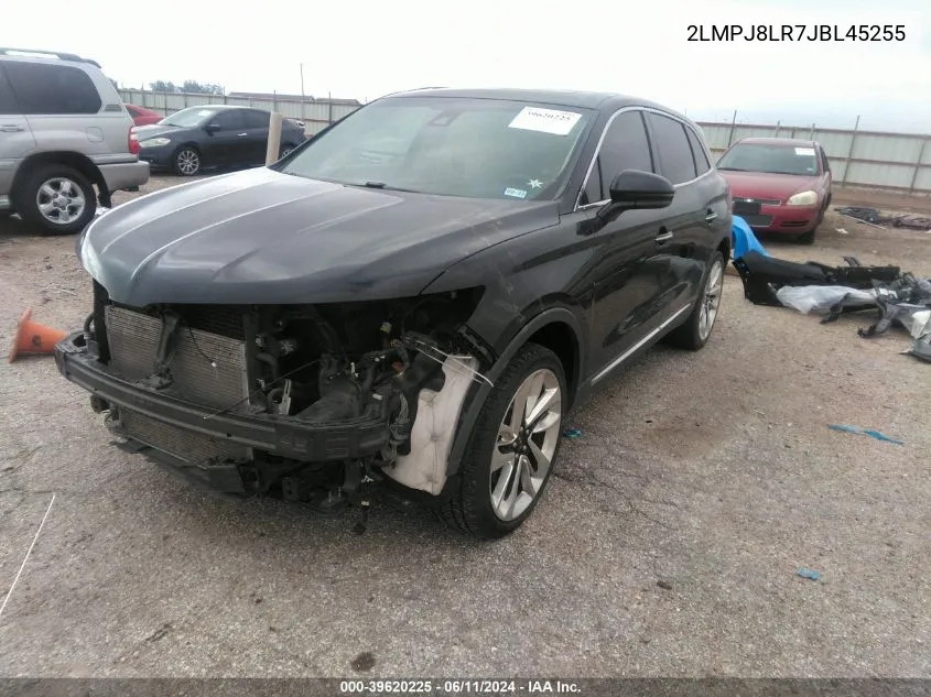 2LMPJ8LR7JBL45255 2018 Lincoln Mkx Reserve