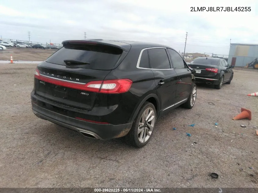 2LMPJ8LR7JBL45255 2018 Lincoln Mkx Reserve