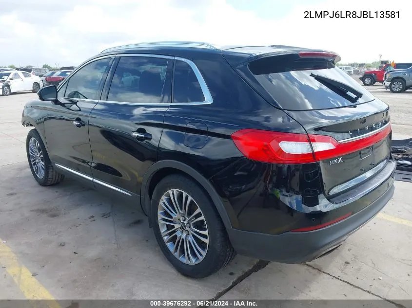 2LMPJ6LR8JBL13581 2018 Lincoln Mkx Reserve