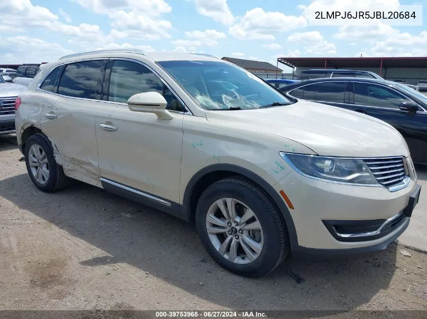 2018 Lincoln Mkx Premiere VIN: 2LMPJ6JR5JBL20684 Lot: 39753965