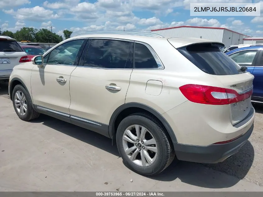 2LMPJ6JR5JBL20684 2018 Lincoln Mkx Premiere