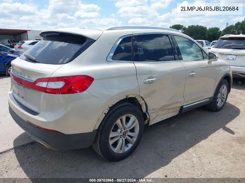 2018 Lincoln Mkx Premiere VIN: 2LMPJ6JR5JBL20684 Lot: 39753965