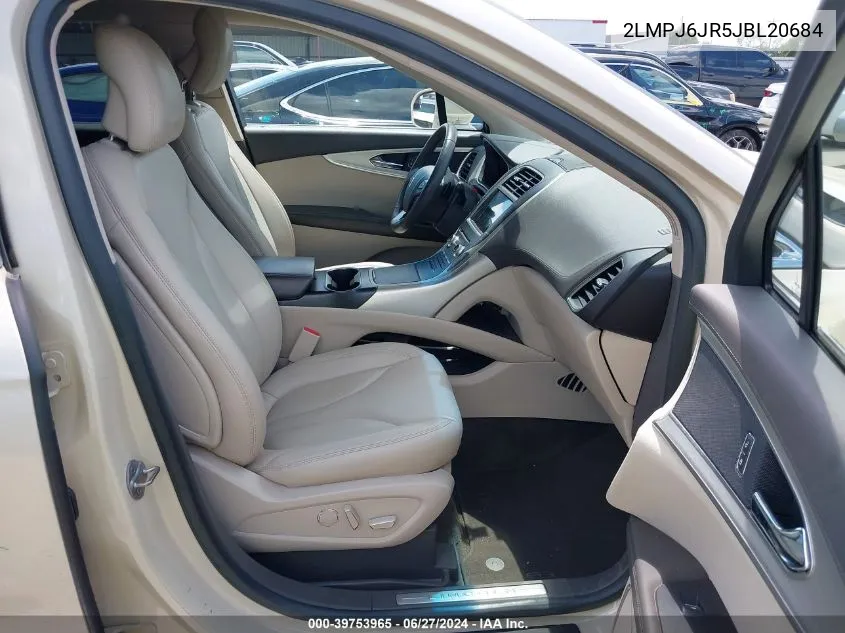 2LMPJ6JR5JBL20684 2018 Lincoln Mkx Premiere