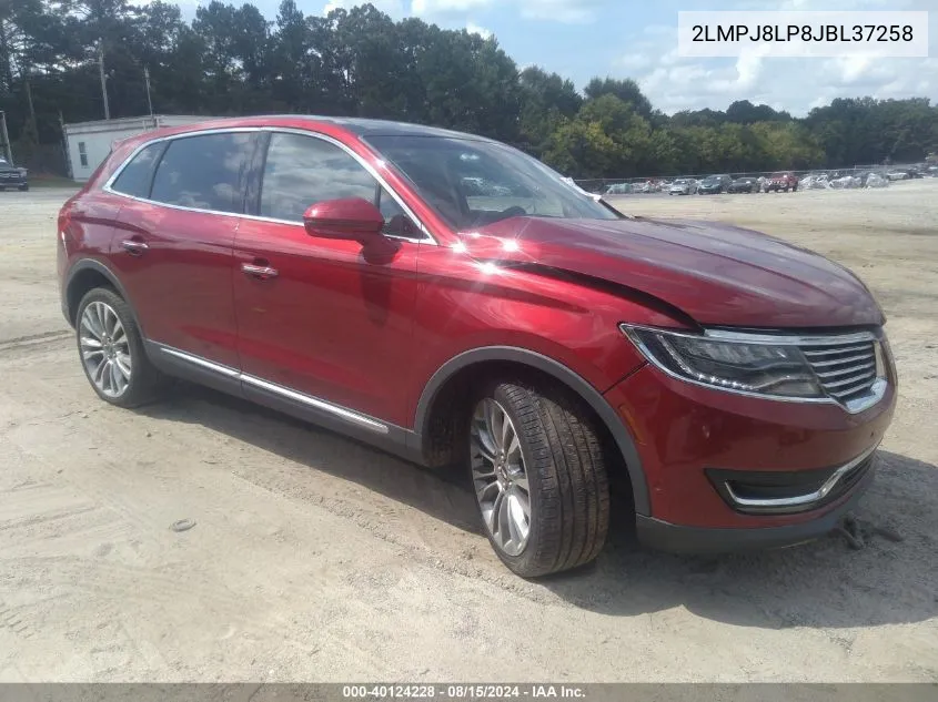 2LMPJ8LP8JBL37258 2018 Lincoln Mkx Reserve