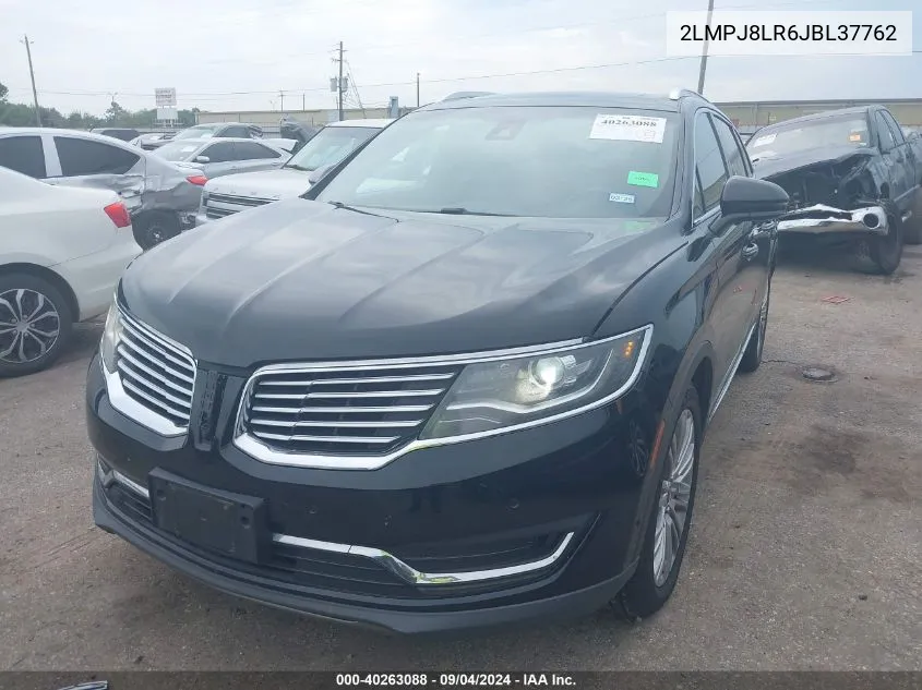 2LMPJ8LR6JBL37762 2018 Lincoln Mkx Reserve