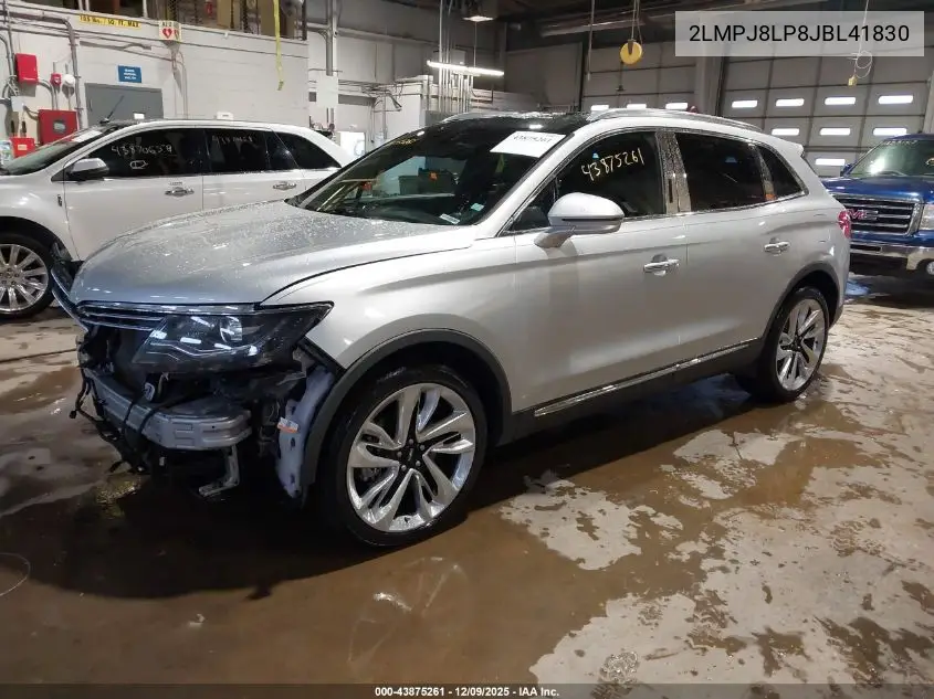 2LMPJ8LP8JBL41830 2018 Lincoln Mkx Reserve