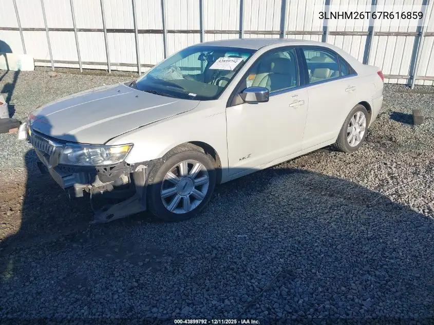 3LNHM26T67R616859 2007 Lincoln Mkz