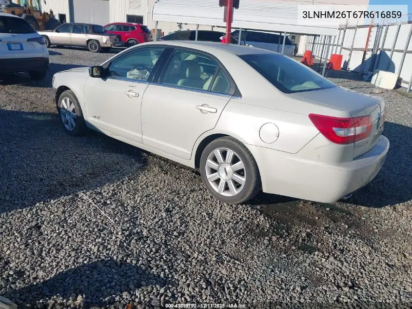 3LNHM26T67R616859 2007 Lincoln Mkz