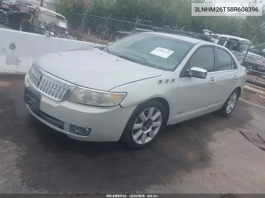 3LNHM26T58R608396 2008 Lincoln Mkz