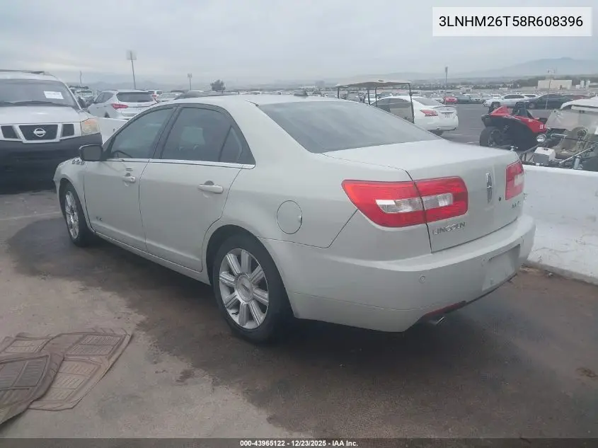 3LNHM26T58R608396 2008 Lincoln Mkz
