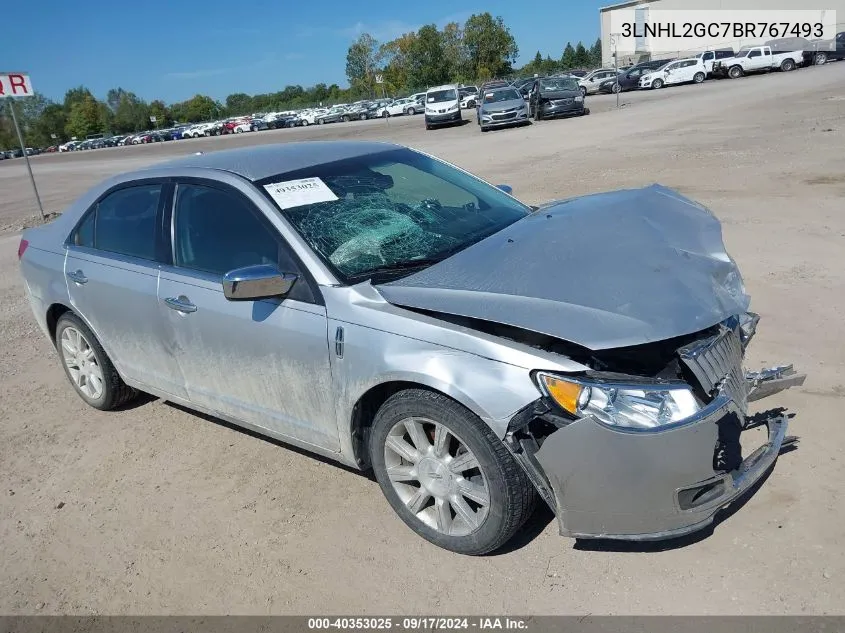 2011 Lincoln Mkz VIN: 3LNHL2GC7BR767493 Lot: 40353025