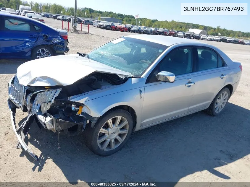 3LNHL2GC7BR767493 2011 Lincoln Mkz