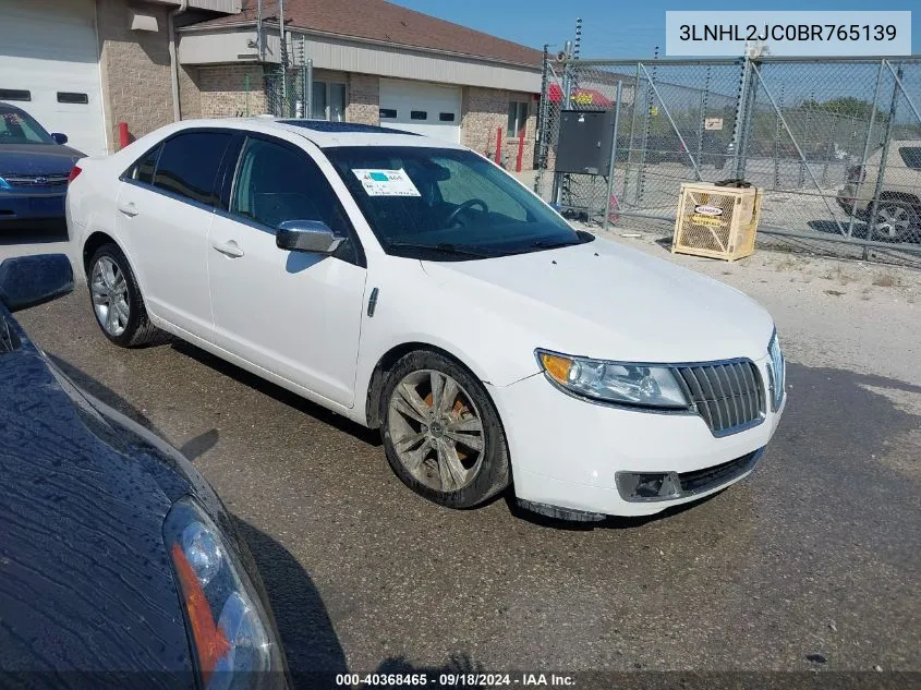 3LNHL2JC0BR765139 2011 Lincoln Mkz