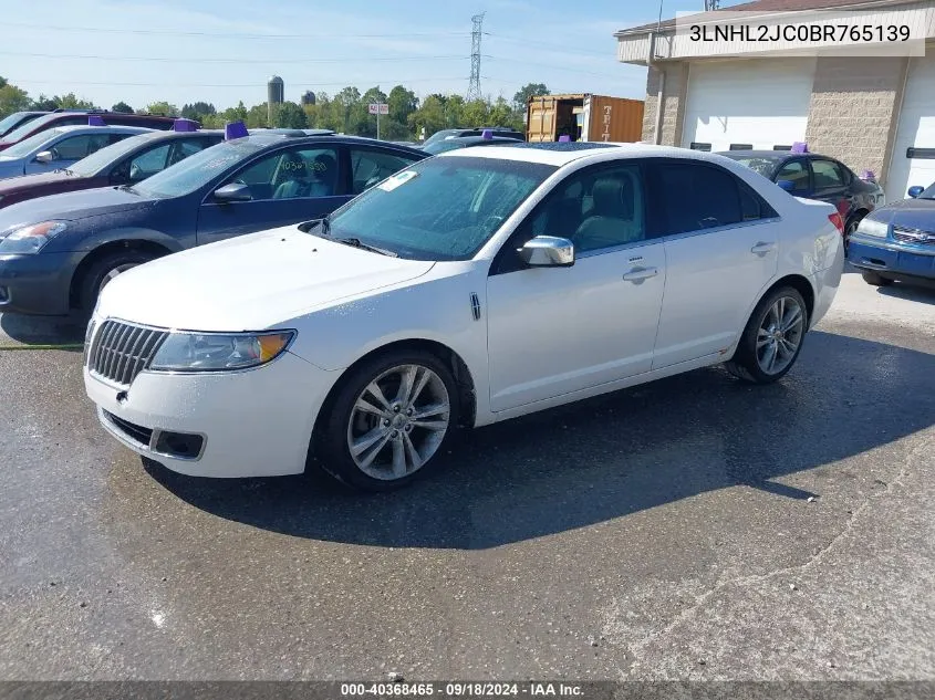 2011 Lincoln Mkz VIN: 3LNHL2JC0BR765139 Lot: 40368465