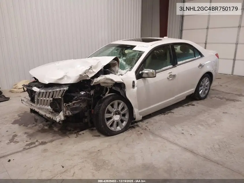 3LNHL2GC4BR750179 2011 Lincoln Mkz