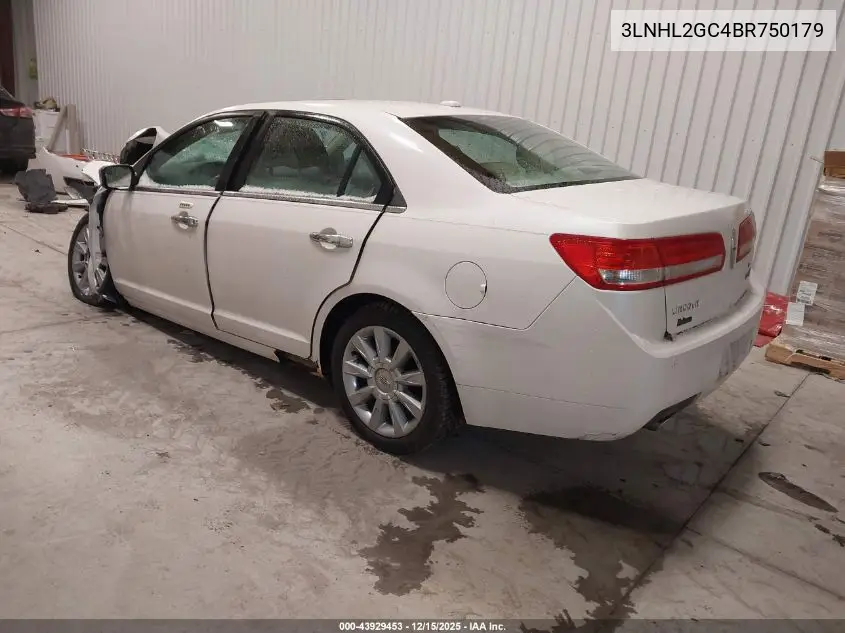 3LNHL2GC4BR750179 2011 Lincoln Mkz