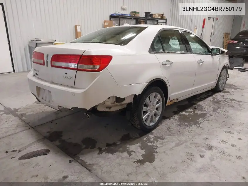3LNHL2GC4BR750179 2011 Lincoln Mkz