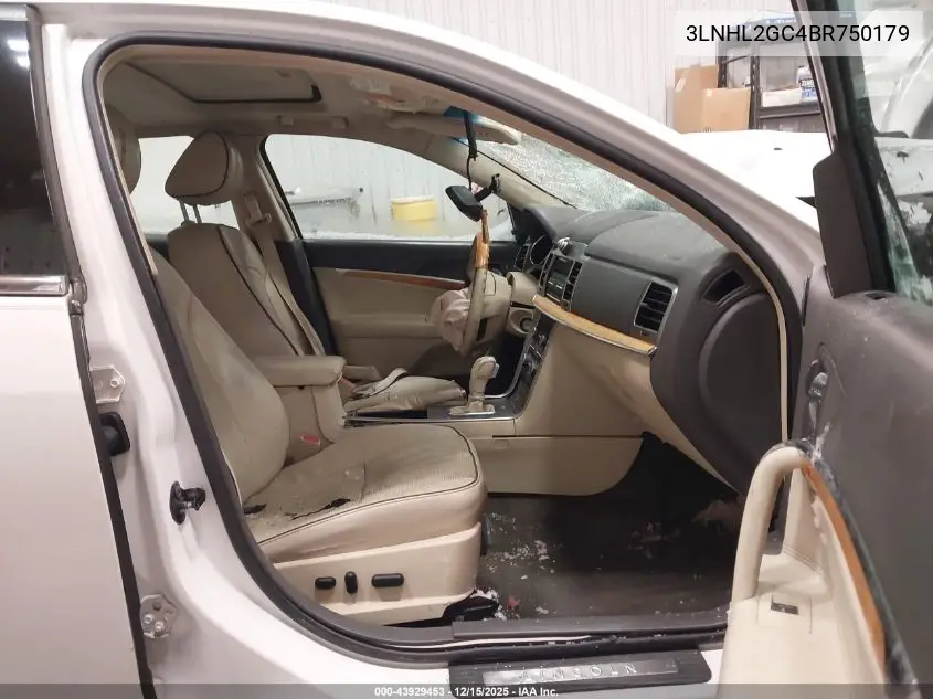 3LNHL2GC4BR750179 2011 Lincoln Mkz