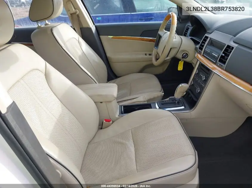 3LNDL2L38BR753820 2011 Lincoln Mkz Hybrid