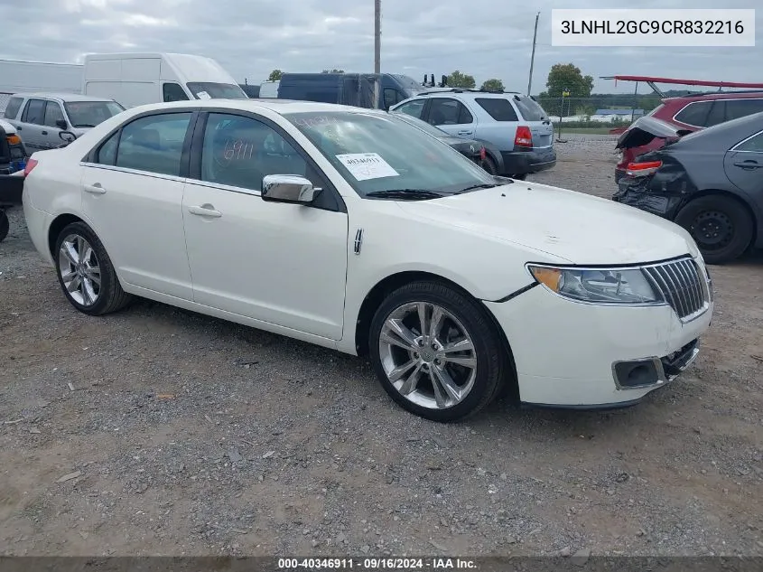 2012 Lincoln Mkz VIN: 3LNHL2GC9CR832216 Lot: 40346911