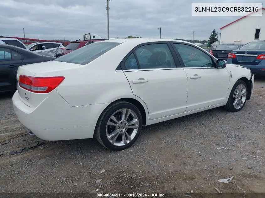 3LNHL2GC9CR832216 2012 Lincoln Mkz