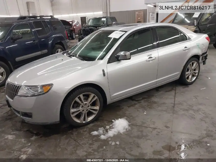 3LNHL2JC7CR816217 2012 Lincoln Mkz