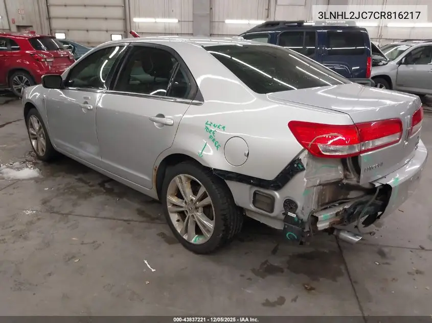 3LNHL2JC7CR816217 2012 Lincoln Mkz