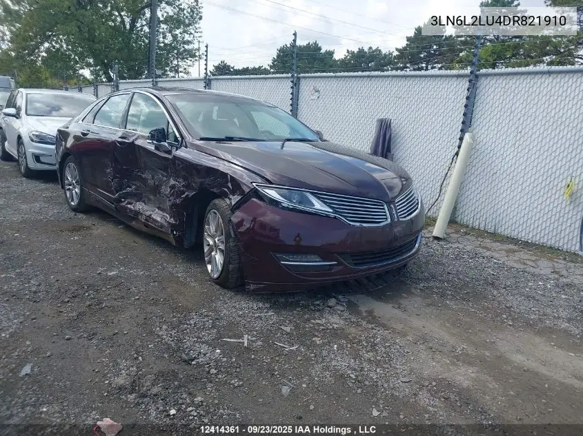 3LN6L2LU4DR821910 2013 Lincoln Mkz Hybrid