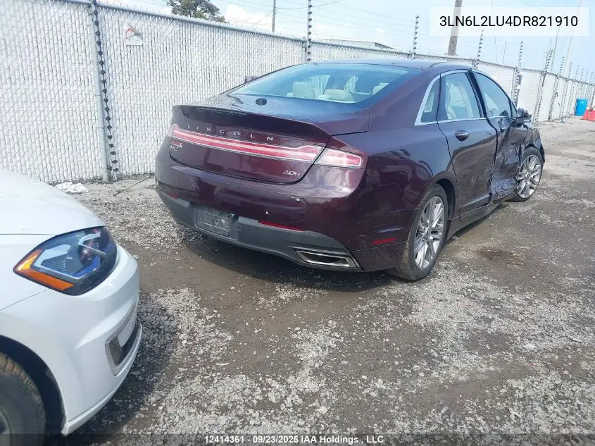 3LN6L2LU4DR821910 2013 Lincoln Mkz Hybrid