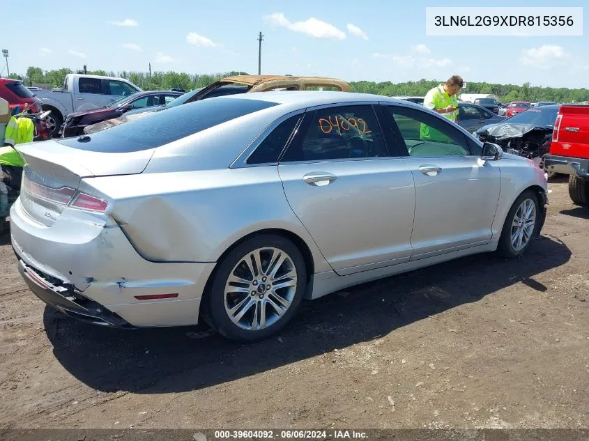 3LN6L2G9XDR815356 2013 Lincoln Mkz