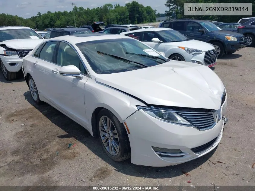 2013 Lincoln Mkz VIN: 3LN6L2G9XDR819844 Lot: 39615232