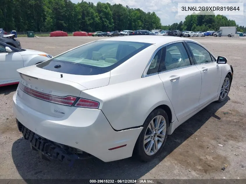 2013 Lincoln Mkz VIN: 3LN6L2G9XDR819844 Lot: 39615232