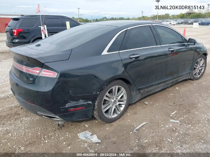 3LN6L2GK0DR815143 2013 Lincoln Mkz