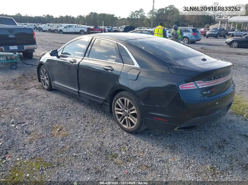 3LN6L2G91ER833262 2014 Lincoln Mkz
