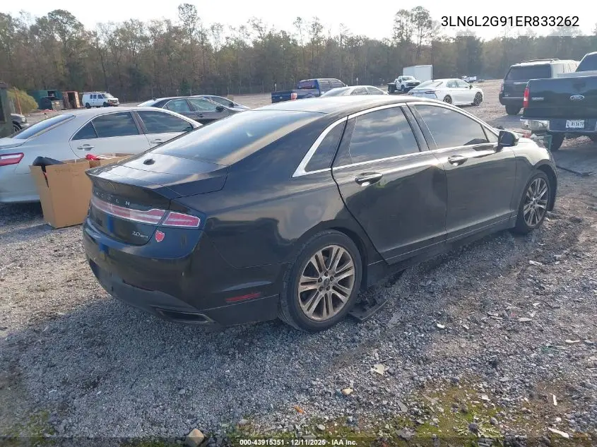 3LN6L2G91ER833262 2014 Lincoln Mkz