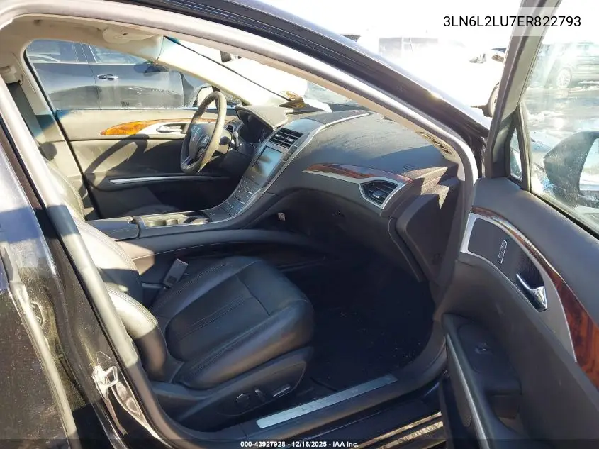 3LN6L2LU7ER822793 2014 Lincoln Mkz Hybrid