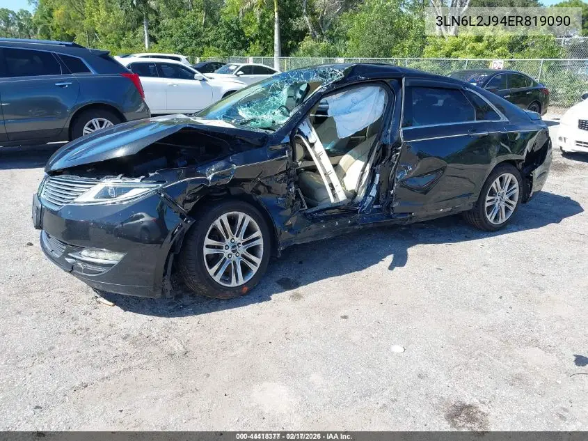 3LN6L2J94ER819090 2014 Lincoln Mkz