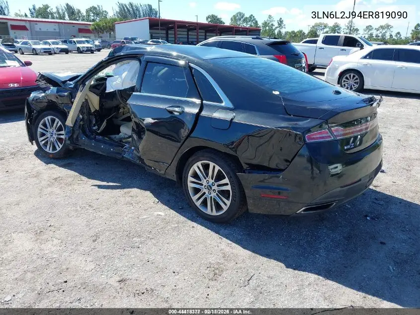 3LN6L2J94ER819090 2014 Lincoln Mkz