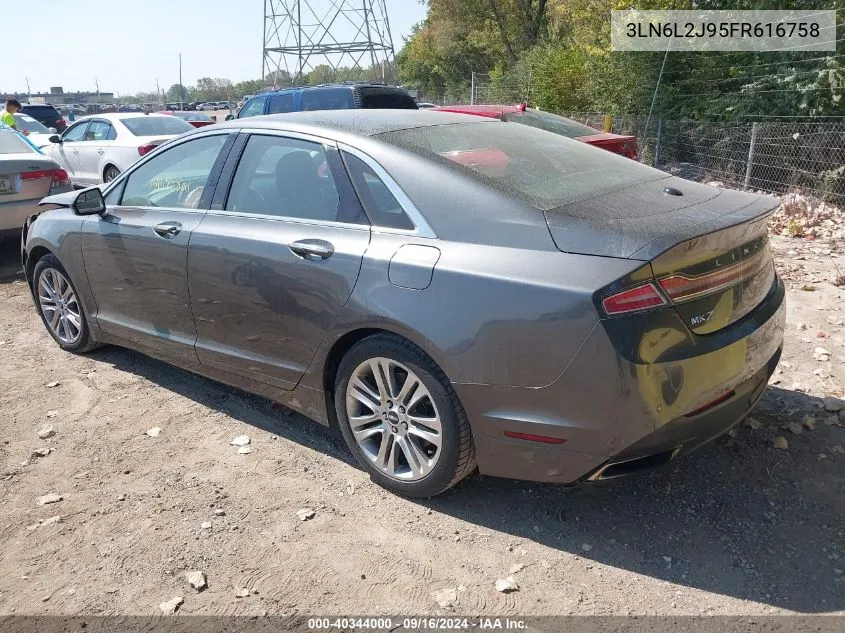 3LN6L2J95FR616758 2015 Lincoln Mkz