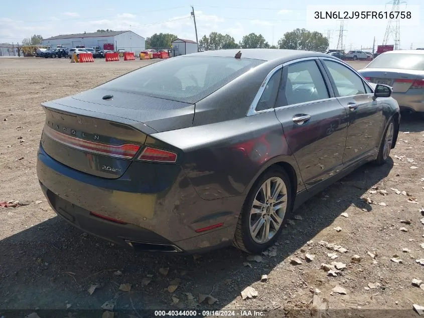 3LN6L2J95FR616758 2015 Lincoln Mkz