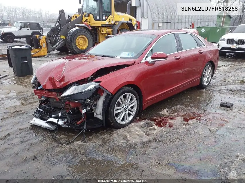 3LN6L2LU7FR618268 2015 Lincoln Mkz Hybrid