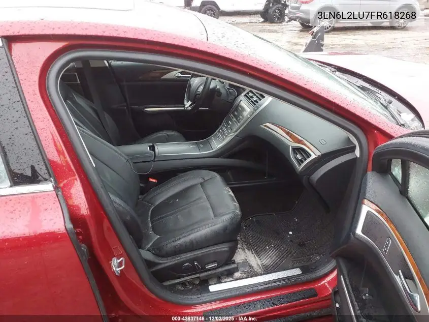 3LN6L2LU7FR618268 2015 Lincoln Mkz Hybrid