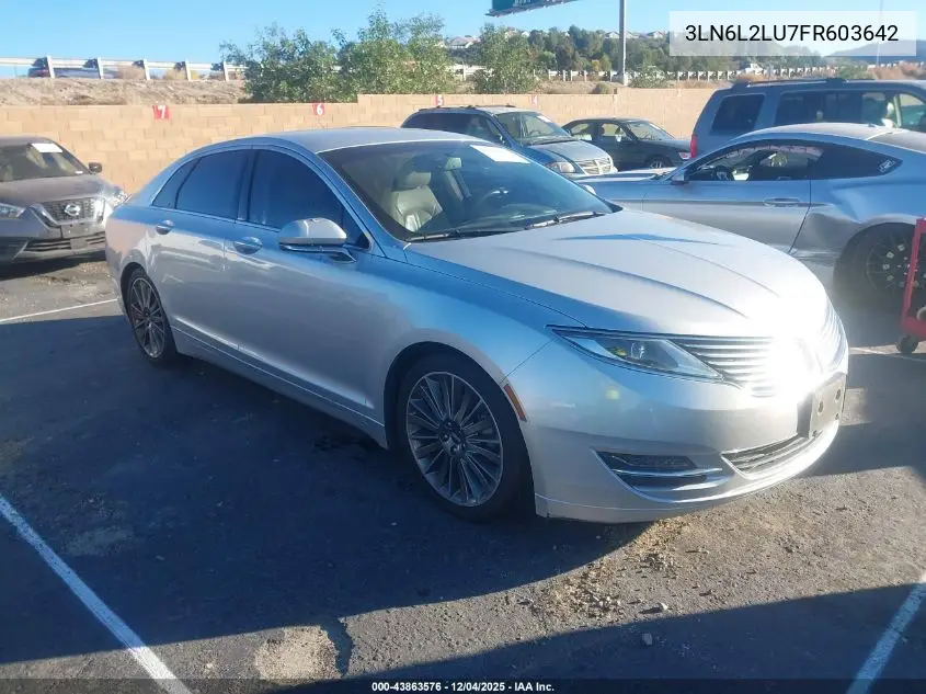 3LN6L2LU7FR603642 2015 Lincoln Mkz Hybrid