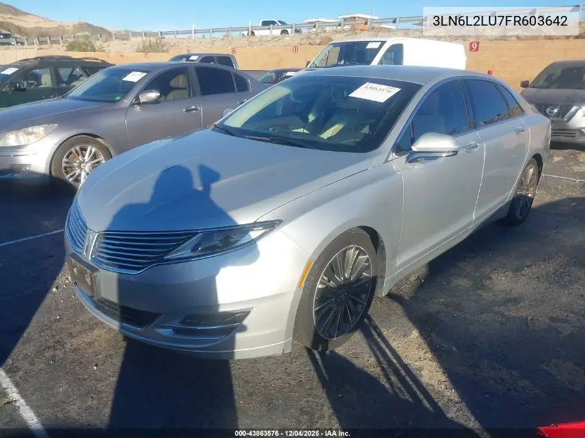 3LN6L2LU7FR603642 2015 Lincoln Mkz Hybrid