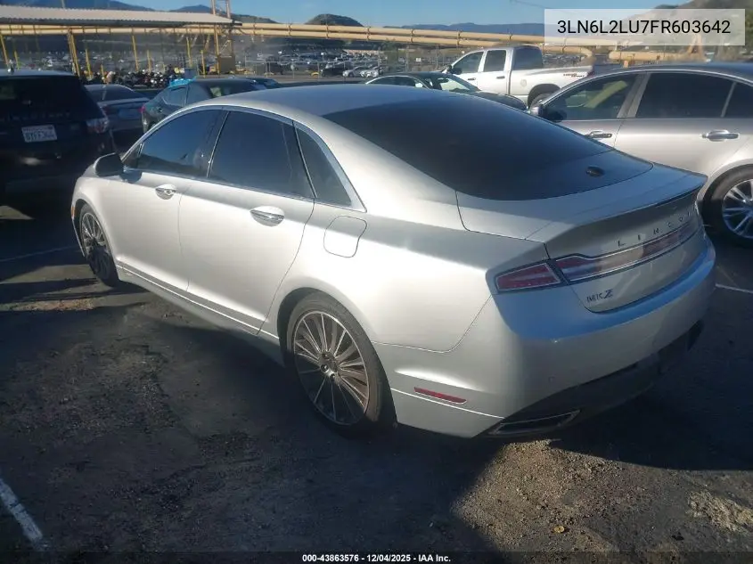 3LN6L2LU7FR603642 2015 Lincoln Mkz Hybrid