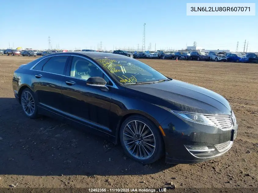 3LN6L2LU8GR607071 2016 Lincoln Mkz Hybrid